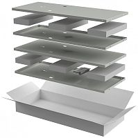 ITK LINEA E Компл. стенок боковых 1000мм шкафа 24U сер. | код LE35-24UX1-X | ITK by IEK