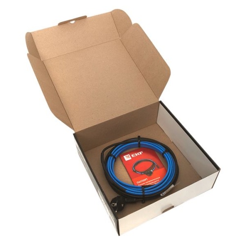 Саморегулирующийся нагревательный кабель 15 Вт/м для обогрева трубопроводов StopFrost Inside 3 м | код SFI-15-3 | EKF фото 4