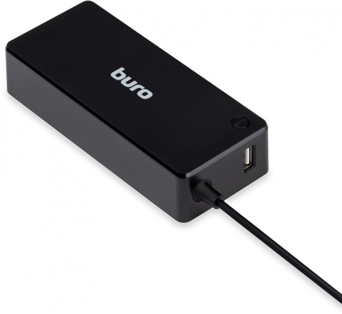 Блок питания Buro BUM-0221B90 автоматический 90W 18.5V-20V 11-connectors 4.5A 1xUSB 2.4A от бытовой электросети LED индикатор | код 484585 | BURO