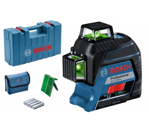 Лазерный нивелир GLL 3-80 G (AA) + кейс | код 0601063Y00 | BOSCH