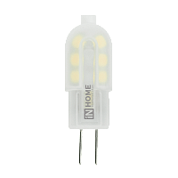 Лампа светодиодная LED-JC-VC 1.5Вт 12В G4 6500К 95Лм IN HOME | код 4690612019765 | IN HOME