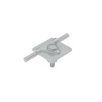 Соединитель универсальный USM-D5-10 HD для прутка d5-10мм с 1 пластиной 40х40мм сталь гор. оцинк. КМ MA0288